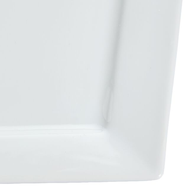 Abney & Croft White 10" Square Dinner Plate